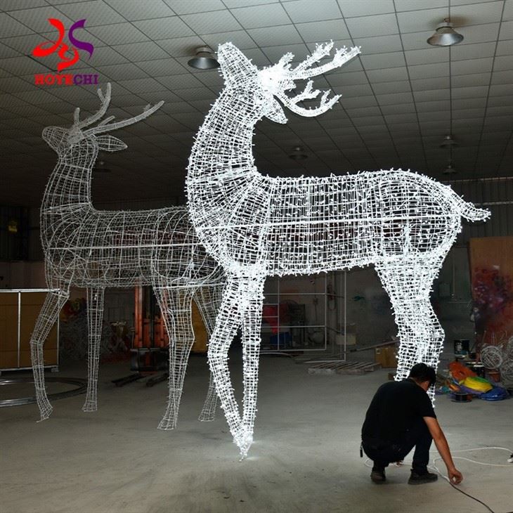 22 Years Factory Manufacturer Reindeer Motif Light For Commercial Events