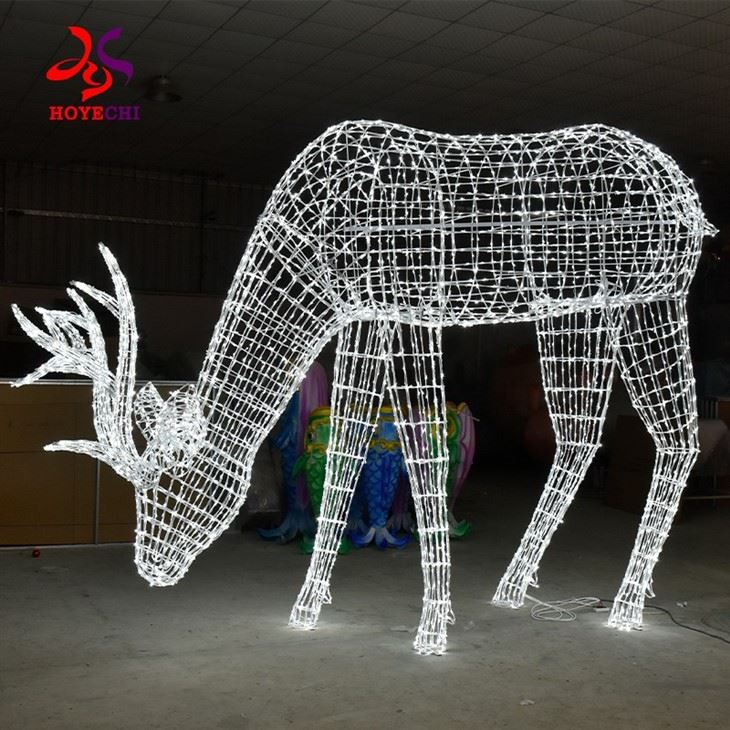 22 Years Factory Manufacturer Reindeer Motif Light For Commercial Events