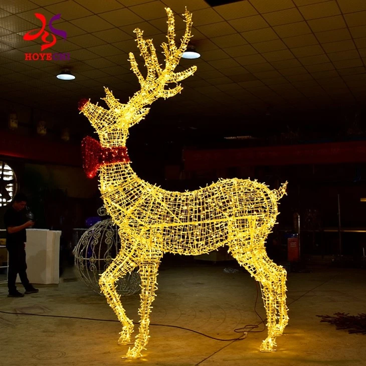 22 Years Factory Manufacturer Reindeer Motif Light For Commercial Events