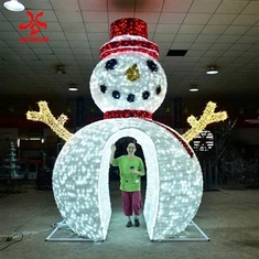 Lumina decorativă mare de zăpadă perfectă pentru anotimpuri festive rezistente la UV rezistente la UV